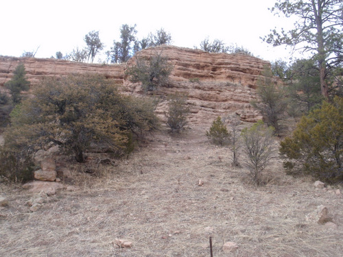 Cool rock stratification and hoodoos.